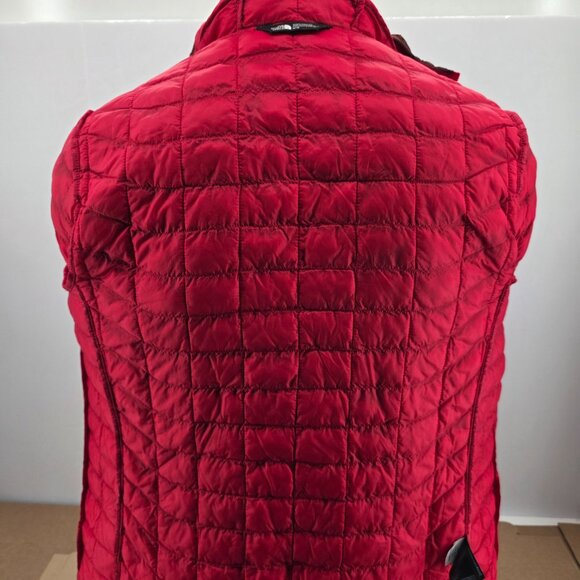 North Face Jacket Mens Medium Two Tone  ThermoBall Eco Hooded Insulated Puffer - Picture 10 of 16